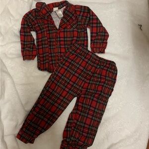 Two piece flannel pj set 12 months